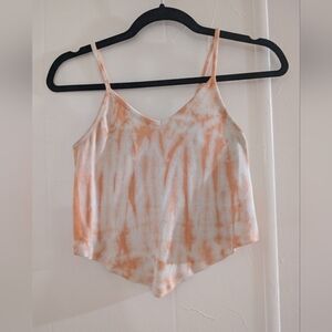 Me To We Orange Tie-Dye Women's Top